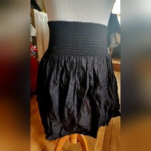 H&M Black A-Line Skirt